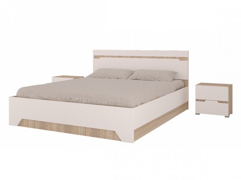 Комплект кровать + 2 тумбы Анталия  