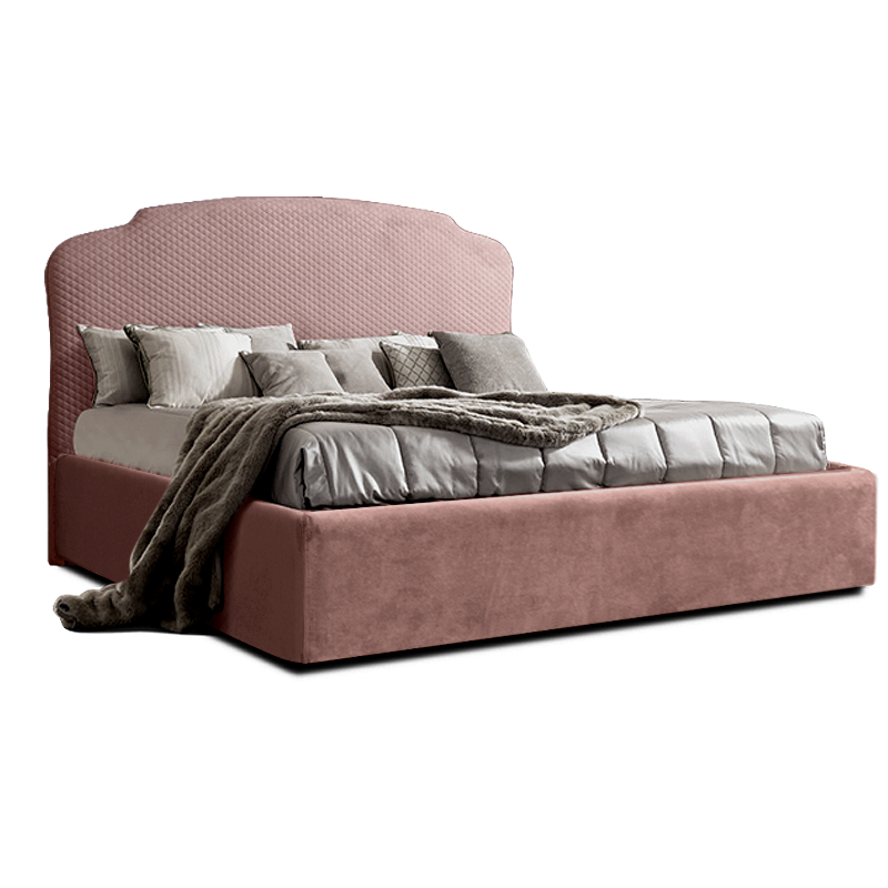 Кровать Rimini Пепельно-розовый 