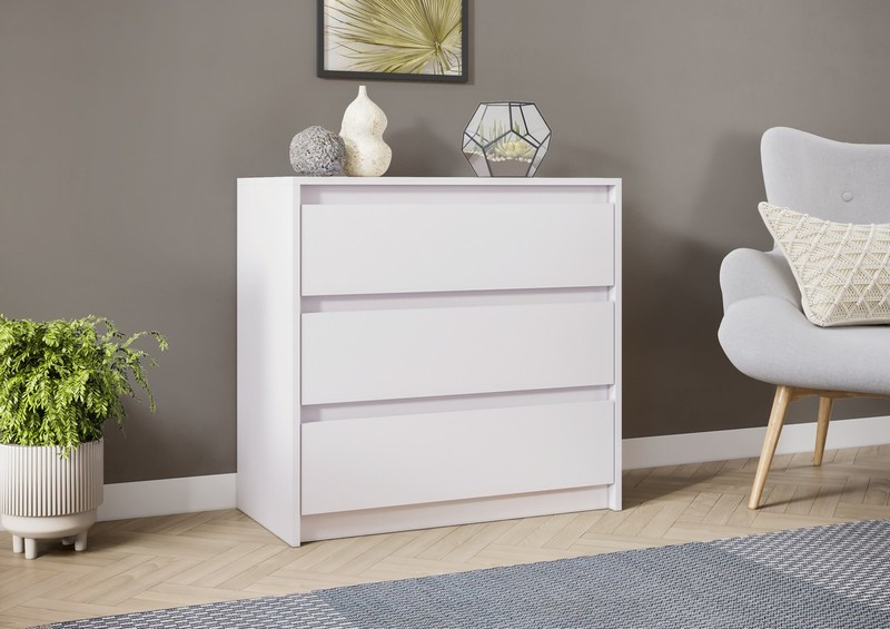 Комод Айден КМ06-800, белый 