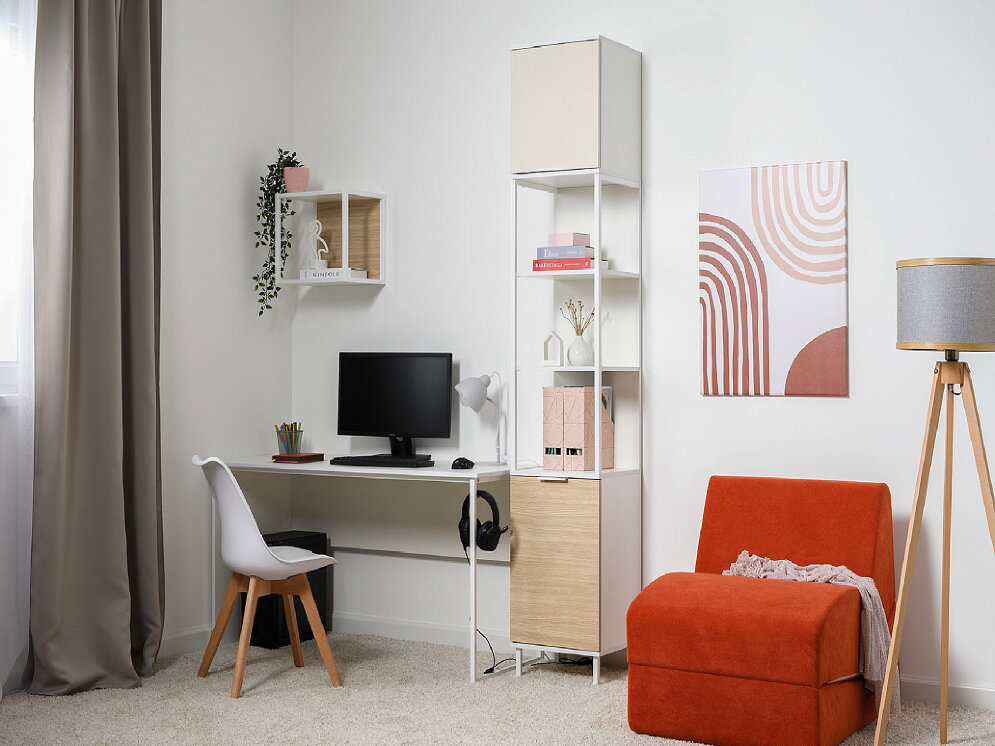 Стеллаж 16.426 Марвэл, белый 