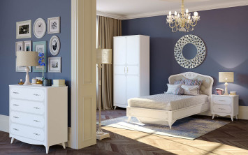 Шкаф двудверный Элис