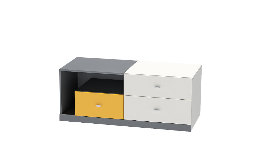 Тумба с 3 ящиками Т-1 Клео, солнечный 