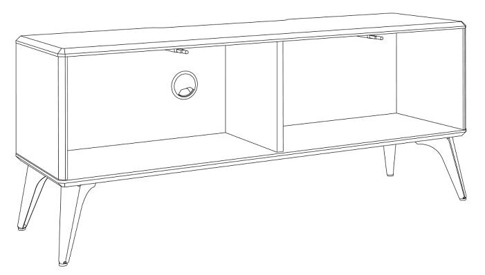 Тумба под ТВ 13.269 Спейс 