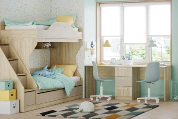 Модульная детская Акварель (комплектация 4) 