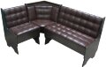 Угловая скамья Аленка-17, венге/экокожа Терра Эффект 221 коричневый  