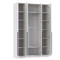 Шкаф 4-х створчатый 67.09 Брандо, МДФ белый (h 248 см)  