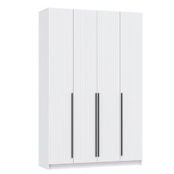 Шкаф 4-х створчатый 67.09 Брандо, МДФ белый