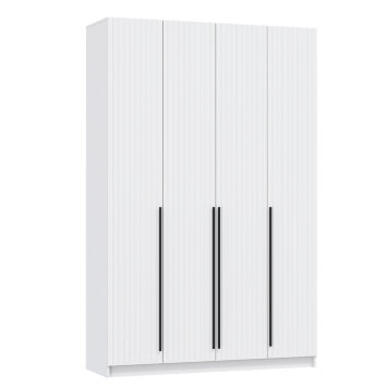 Шкаф 4-х створчатый 67.09 Брандо, МДФ белый