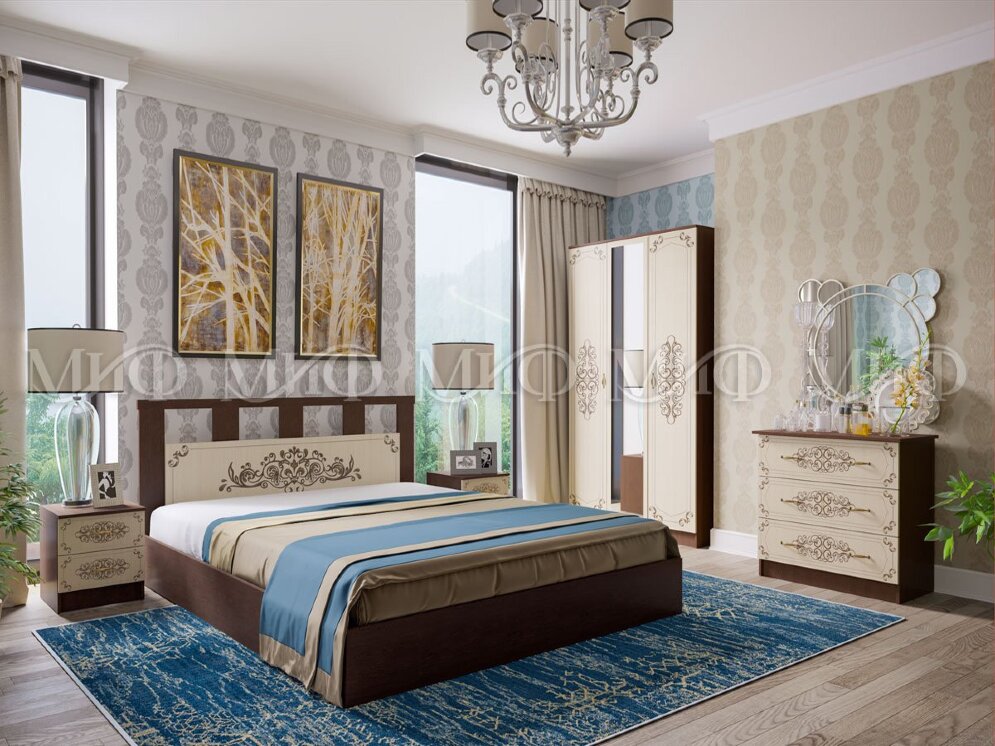 Кровать с ящиками Жасмин 