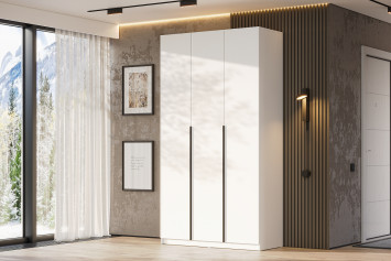 Шкаф &amp;quot;ШК 5&amp;quot; (1200) (Серия 2) Белый текстурный