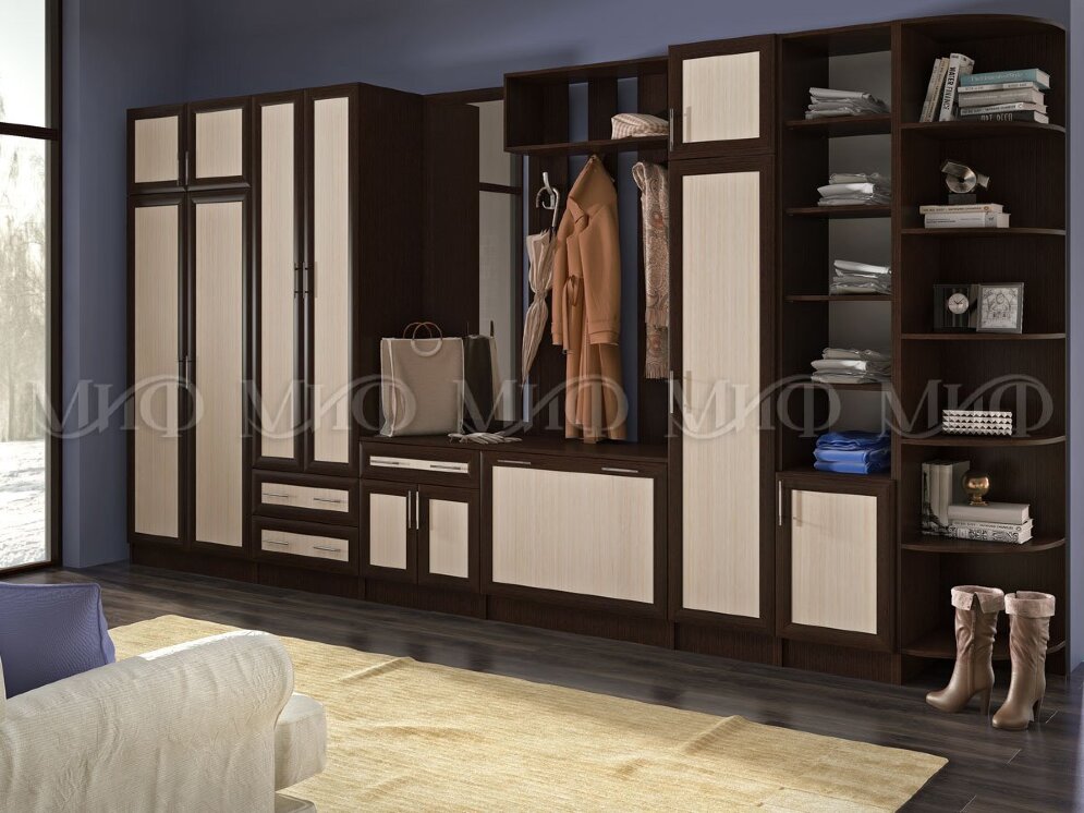 Модульная прихожая Ева  