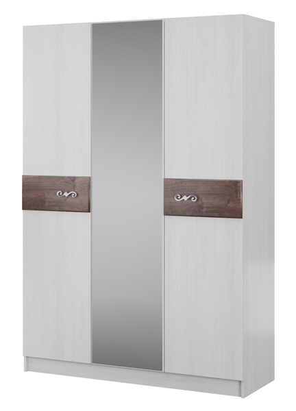 Шкаф 3-х створчатый Мадлен (ясень анкор светлый - дуб бомонд какао) 