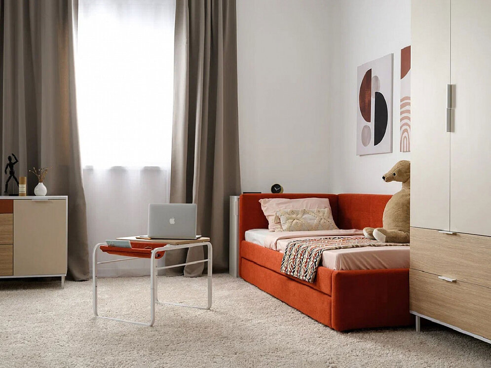 Стол журнальный 12.122 Марвэл, белый 