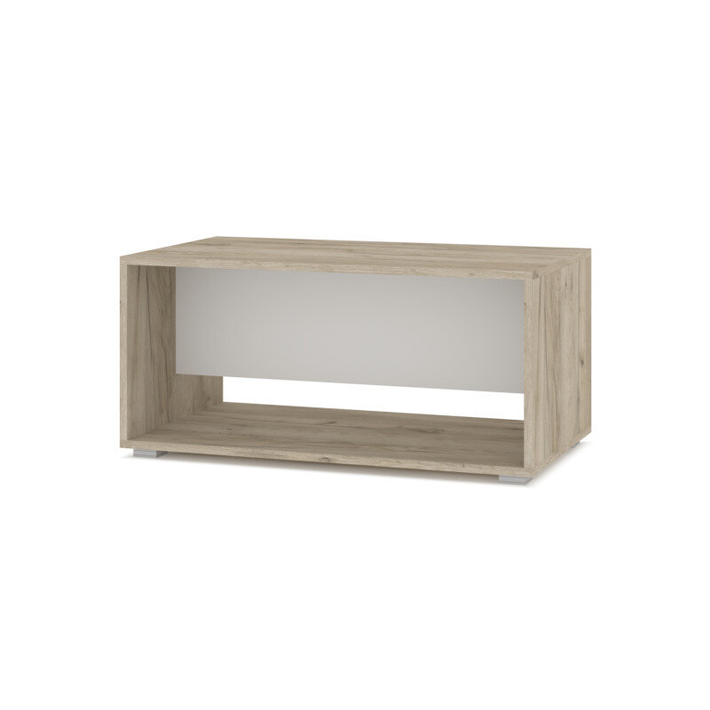 Стол журнальный Флорида, Белый, Серый дуб 