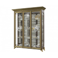 Витрина 3-х дверная Версаль, Орех 