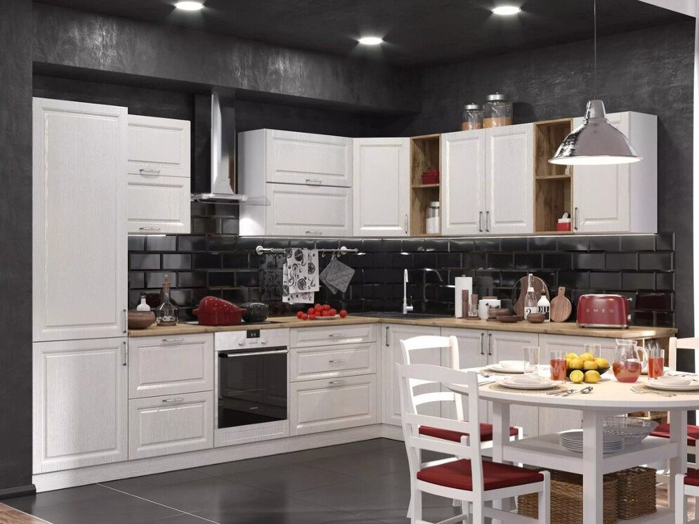 Кухня Парма снег 