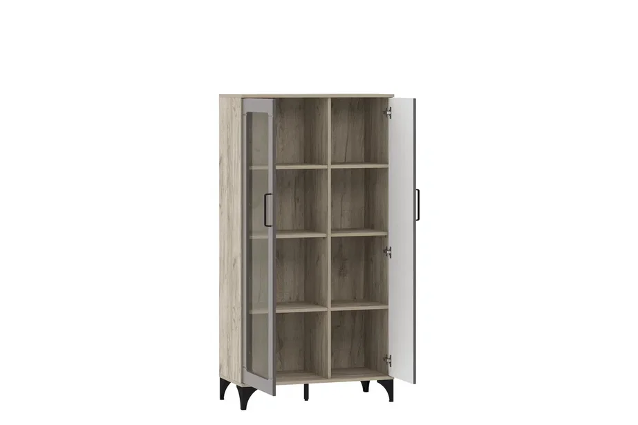 Шкаф комбинированный Марсель НМ 013.52, софт графит 