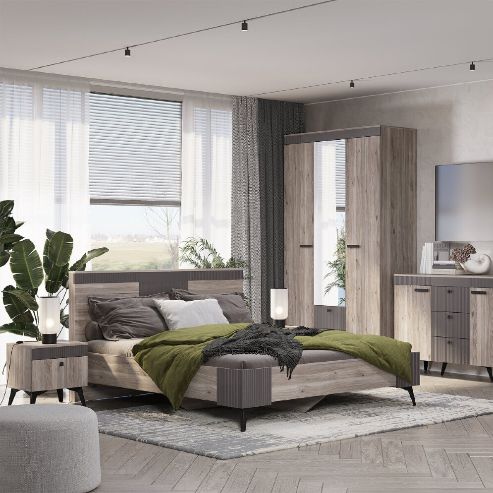 Кровать двуспальная Кассандра 