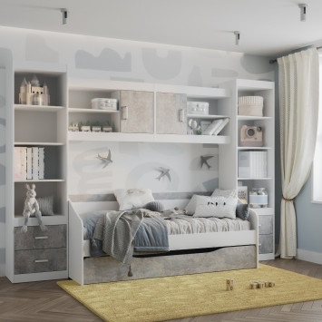 Шкаф Паскаль с открытыми полками