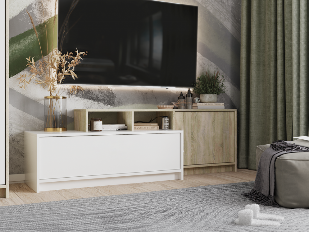 Тумба под ТВ (с выступом) Эдем-1 