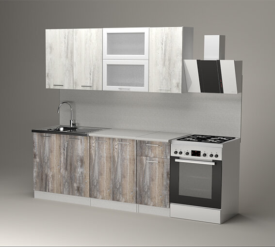 Кухонный гарнитур Инна макси, 180 см 