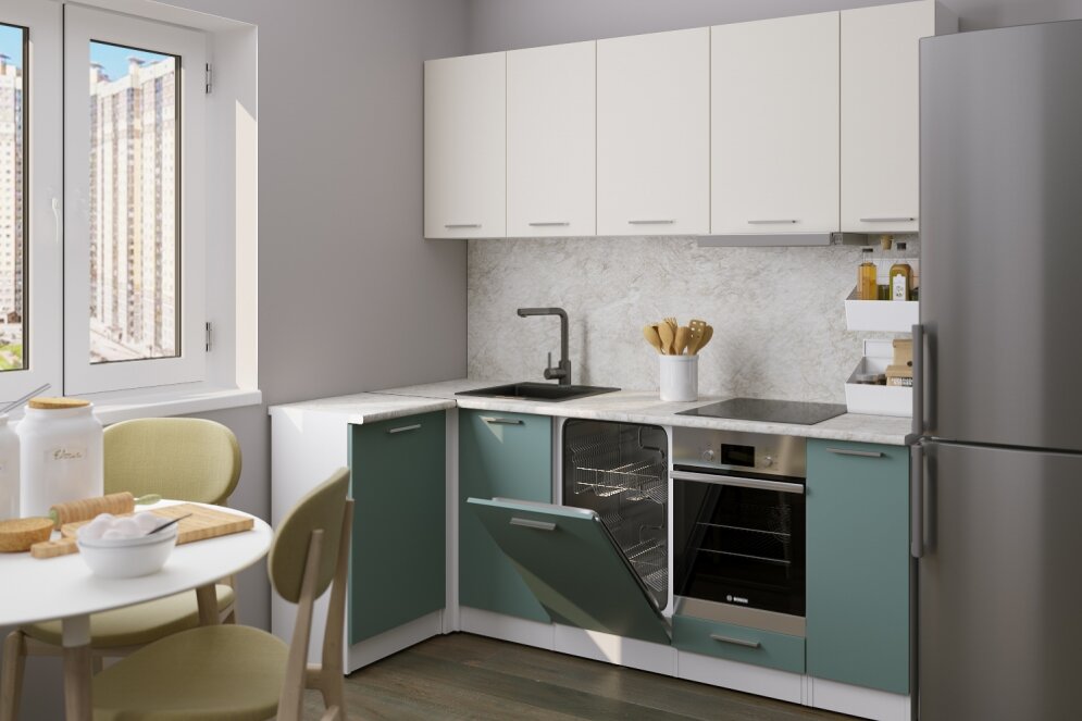 Кухонный гарнитур Глория прайм 2 400, 110х200 см 