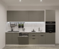 Кухонный гарнитур Фаска Обсидиан 3000 мм (арт. 4) 