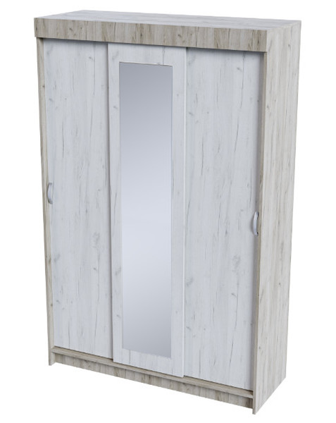 Шкаф-купе Басса, крафт серый 