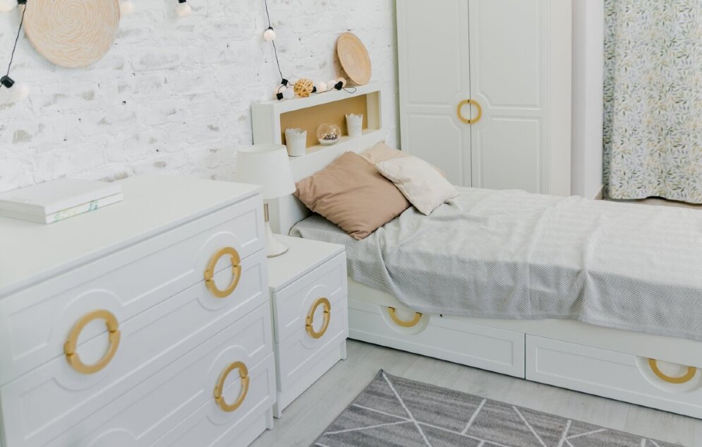 Кровать Милан, золото 