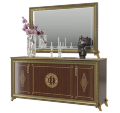 Комод 4-х дверный Версаль, Орех 