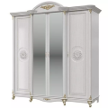 Шкаф 4-х дверный Да Винчи, Белый 