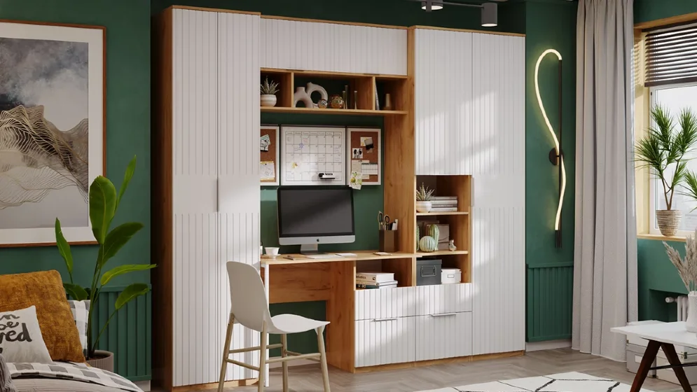 Модульная детская Хилтон 3, Дуб Крафт  