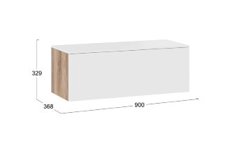 Тумба подвесная 900 для ТВ Порто 