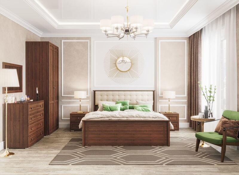 Кровать Ричард РКР-2, орех донской  