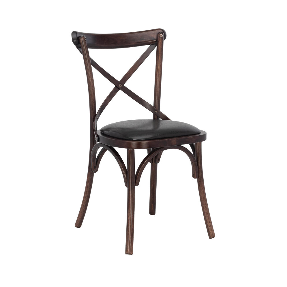 Стул Грид мягкий, шоколад 