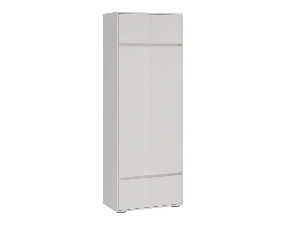 Шкаф двустворчатый Прага, Белый 