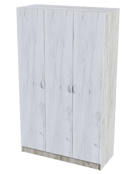 Шкаф 3-х дверный Басса, крафт серый 