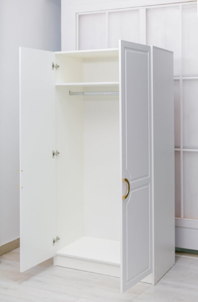 Шкаф 2-х дверный Милан, золото 