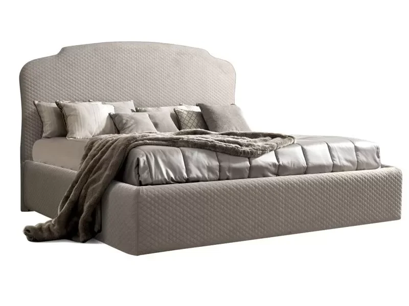 Кровать Rimini Светло-серый 
