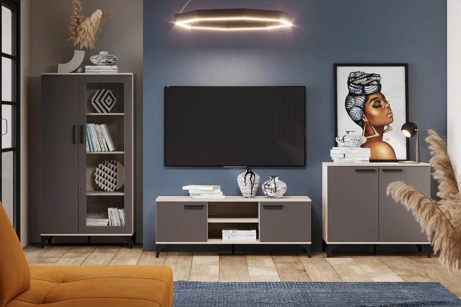 Тумба Марсель НМ 013.78, софт графит 