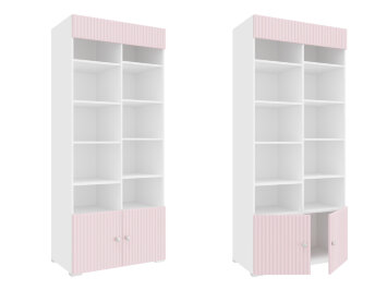 Шкаф комбинированный (с 2 дверьми и карнизом) Алиса ПМ-332.22 исп.2