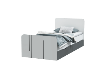 Кровать 900 Грей