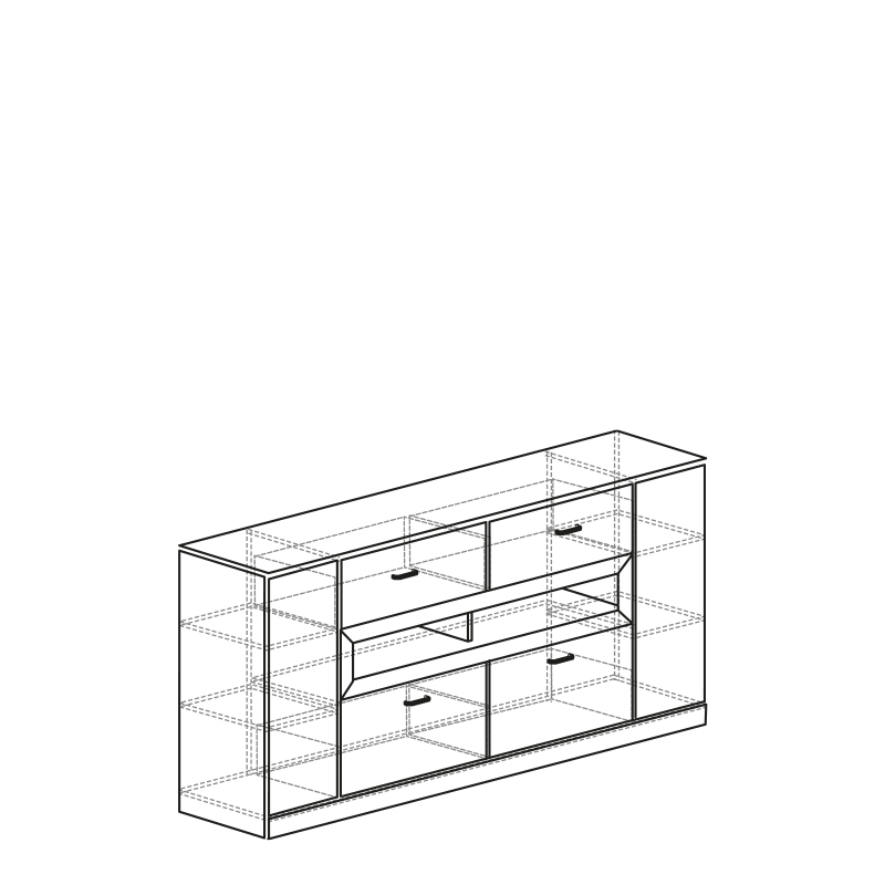 Тумба многоцелевая Урбан 924 