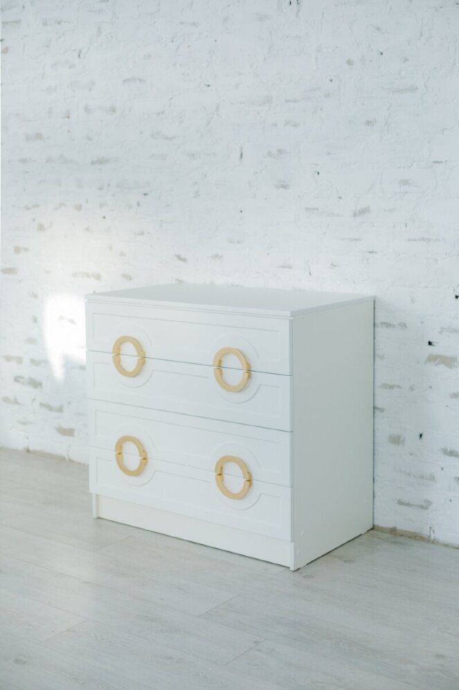 Комод 4 ящика Милан, золото 