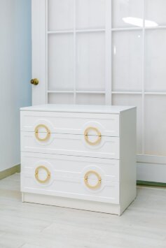 Комод 4 ящика Милан, золото