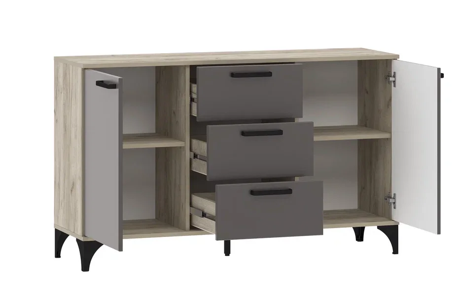 Тумба Марсель НМ 013.79, софт графит 