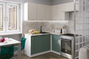 Кухонный гарнитур Глория мега прайм, 160х170 см 