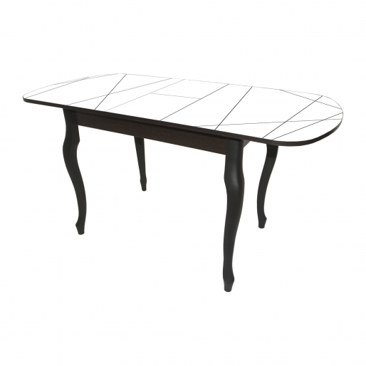 Стол обеденный Прага 5 раздвижной опоры массив МТ 