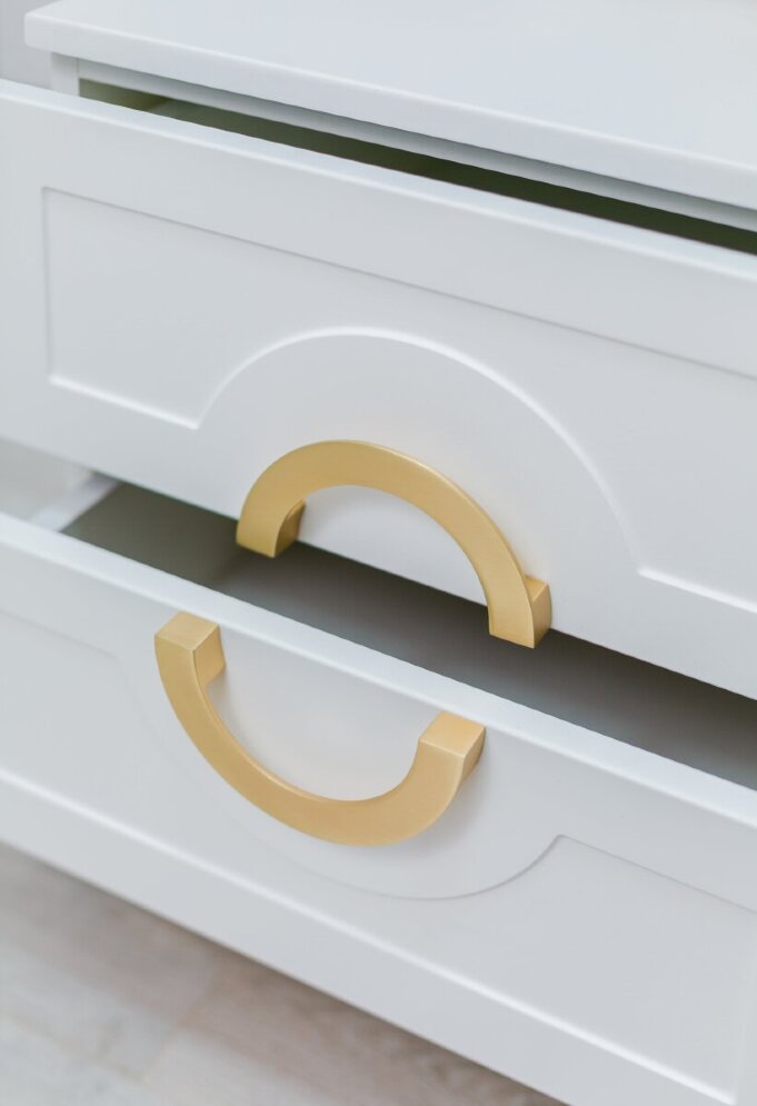 Тумба прикроватная Милан, золото 