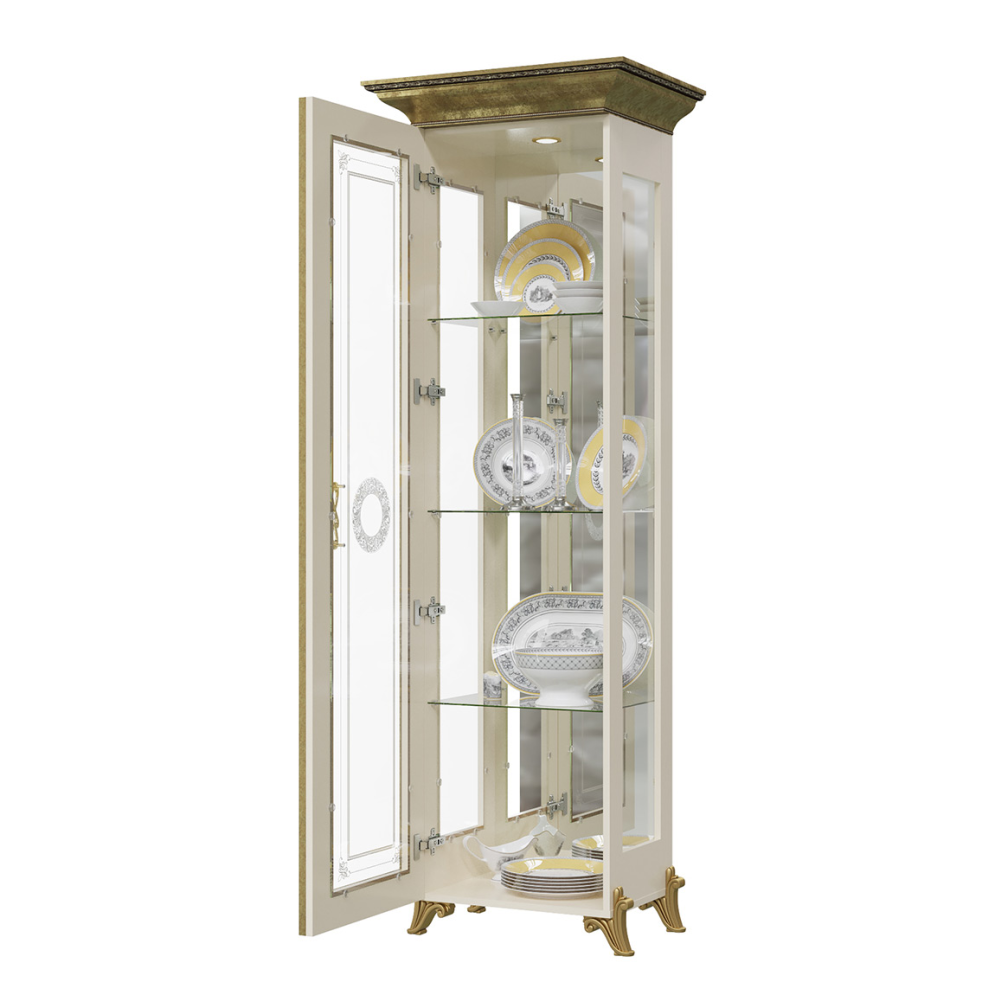 Шкаф 1 дверный Версаль, Слоновая кость 